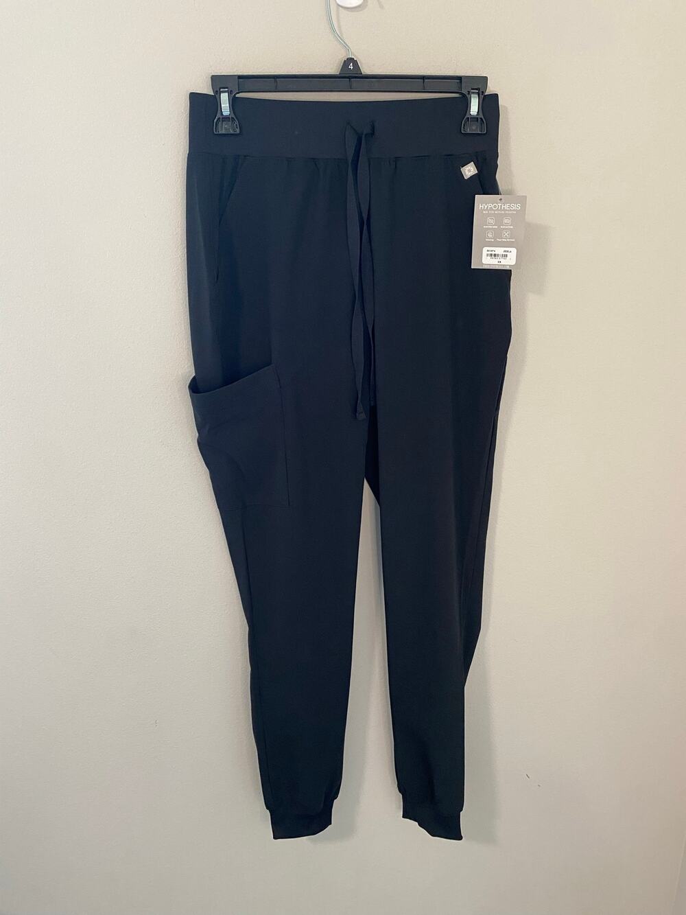 NWT Hypothesis Black Jogger Scrub Pants Size XS
